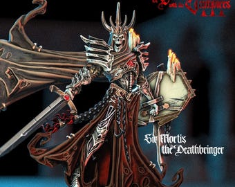 Lich Miniature, 32mm Scale ABS Like Grey Resin for D&D Tabletop Gaming