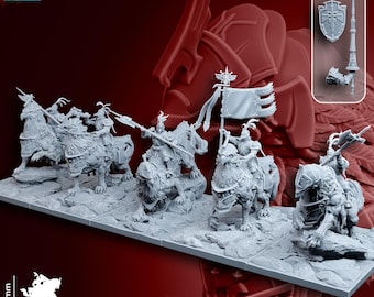 Empire Miniatures - Gryphon Knights Cavalry Squad by Ghamak | Empire of Man Army Models for RPG & Wargaming
