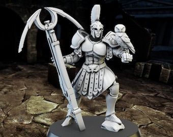 Eternals Miniatures - vanguard Crossbowmen models - Ghamak Spartancast | 32mm scale for RPGs & Wargames