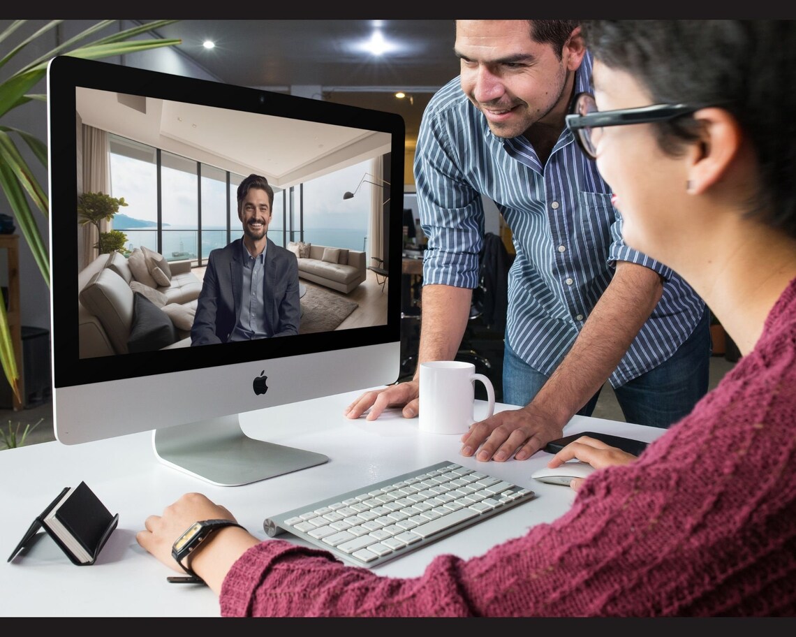 Zoom Back Beach View, Zoom Background, Ocean View, Zoom Backgrounds