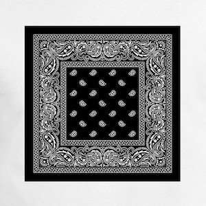 Black Bandana Digital Files - Design Files - Cricut - SVG - Silhouet Cameo - PNG - EpS - PDF - DxF