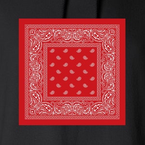 Red bandana shirt – bandana t shirt men and women-RT – Rateeshirt