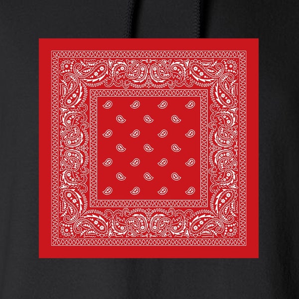 Red Bandana Digital Files - Design Files - Cricut - SVG - Silhouette Cameo - PNG - EpS - PDF - DxF