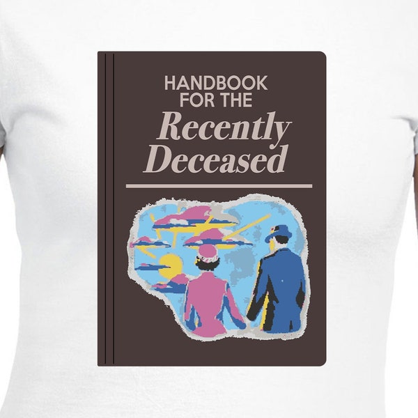 Handbook For The Recently Deceased Book Digital Files - Design Files - Cricut - SVG - Silhouette Cameo - PNG - EpS - PDF - DxF