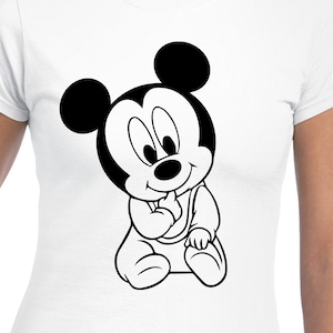 Baby Mickey Digital Files - Archivos de diseño - Cricut - SVG - Silhouette Cameo - PNG - EpS - PDF - DxF