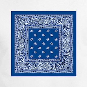 Bandana Blue - Etsy Print