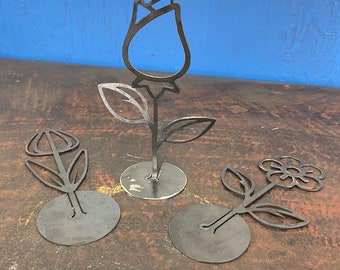 Steel Flowers DXF Files Digital Download- Rose/Tulip/Lily- Plasma/Laser/Water Jet Table Cut Ready