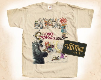 クロノトリガー V2Tシャツ ヴィンテージ ナチュラルカラー