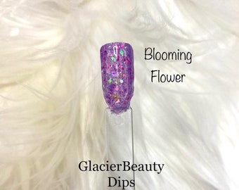 Blooming Flower Dip Powder/ dip powder/ acrylic dip/ nails