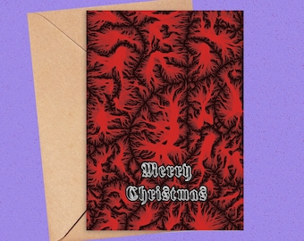 Merry Christmas Greeting Card | Psychedelic Holiday Greetings