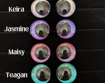 Safety Eyes | Color shift Collection | Hand painted eyes for amigurumi, sinker kawaii eyes, crochet plushies, stuffed animal eyes for crafts