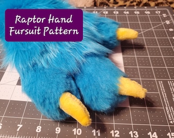 Raptor Hand Fursuit Pattern