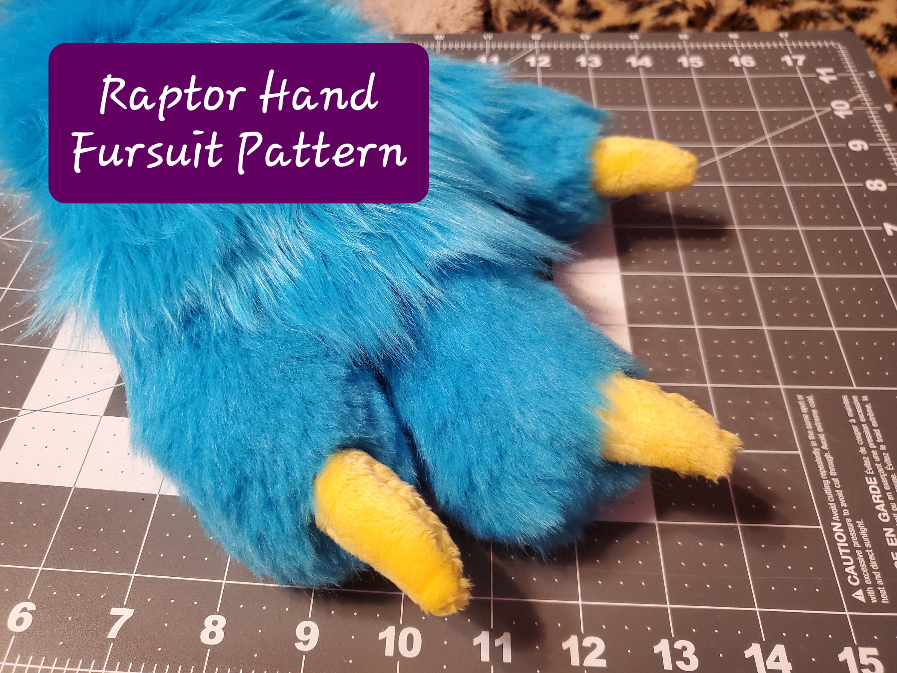 Raptor Hand Fursuit Pattern - Etsy