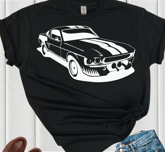 Ford Mustang Shelby Design T Shirt Mustang Shelby Tee Etsy