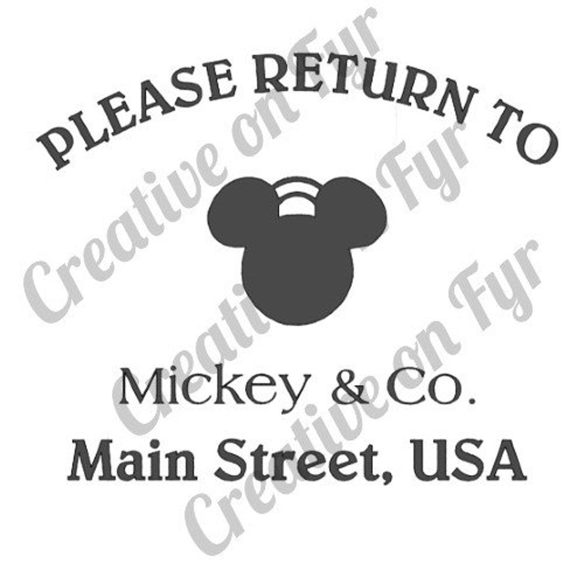 Return to Mickey and Co SVG File | Etsy