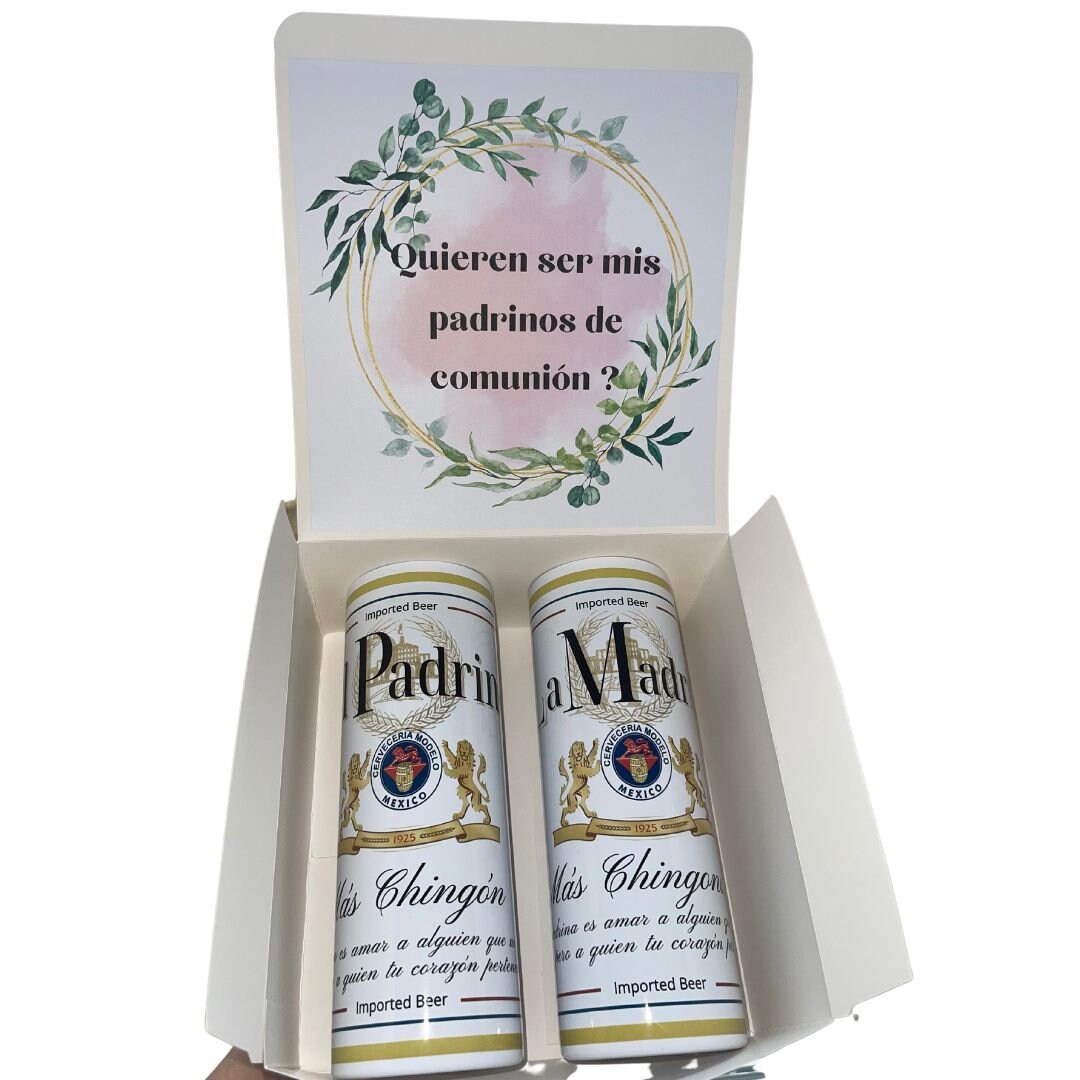 Padrinos Proposal in Spanish Bautizo Primera Comunion Padrinos Proposal
