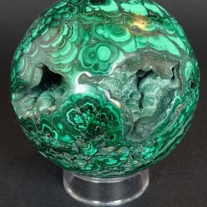 GORGEOUS MALACHITE SPHERE!!!