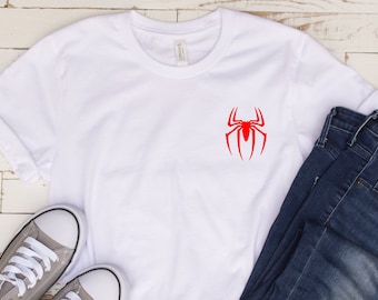 Spiderman Shirt, Spiderman Pocket Shirt, Spiderman Disney Shirt, Spiderman Geschenk Shirt, T-Shirt