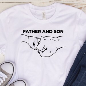 Vater und Sohn Shirt, Vatertag Geschenk Shirts, Papa T-Shirt, Vater und Sohn T-Shirt, Süße Familienshirts