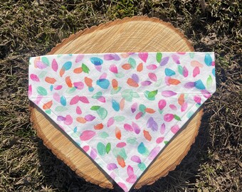 Confetti Dog Bandana - Over the Collar