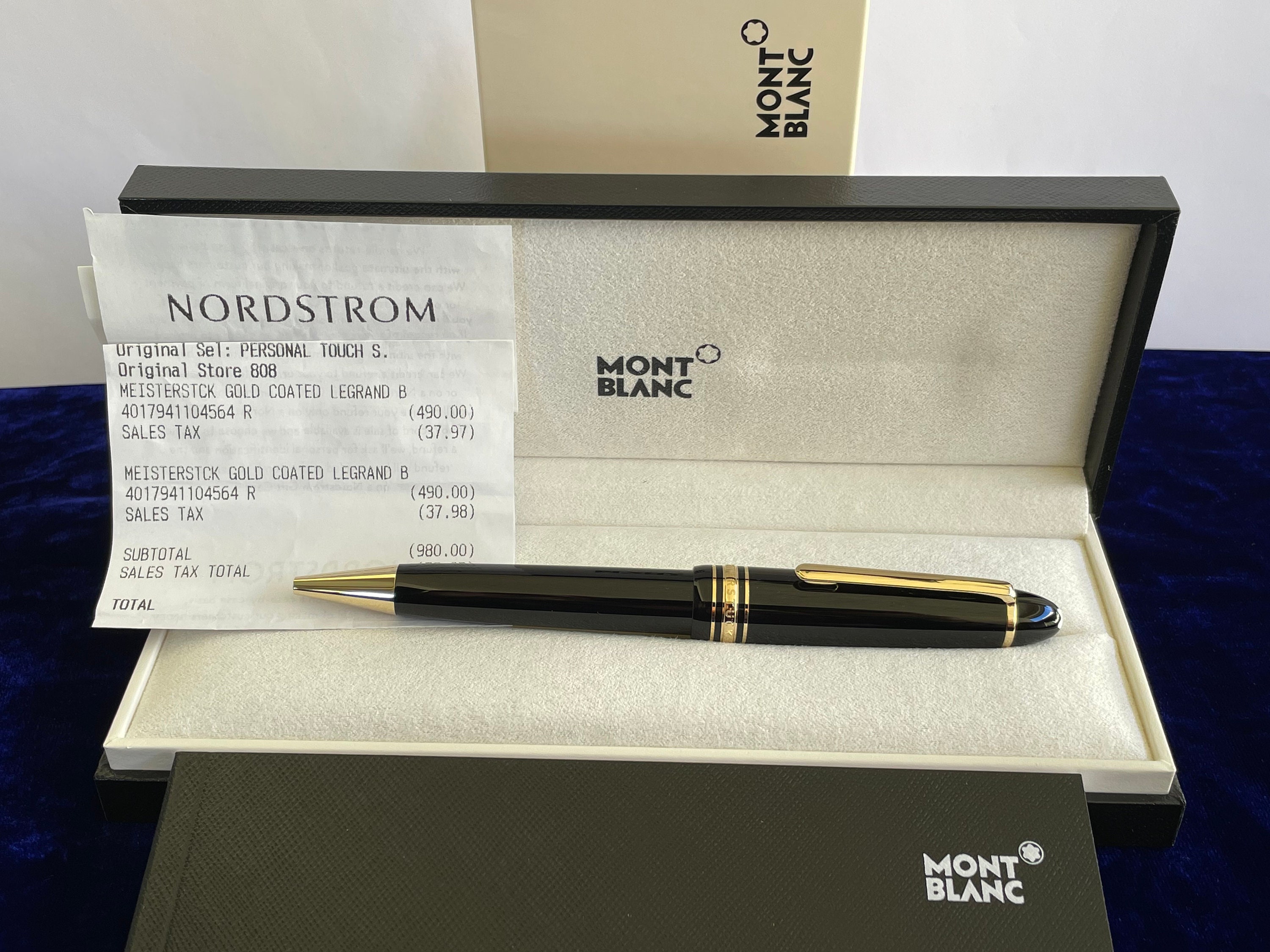 Montblanc Legrand Pen Meisterstück Gold Coated Legrand Etsy