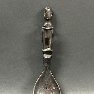 Philippine Ifugao Tribal Art Wooden Figural Spoon  #B18