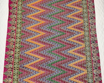 Authentic Philippine Classic Ethnic Textile/Fabric Clothing Attire. Sarong, Tapis, Malong, Floral and Tribal Batik Design. JUMBO SIZE #M06
