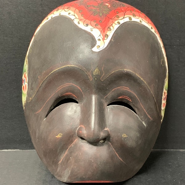 Vintage Indonesian Wooden Topeng Mask