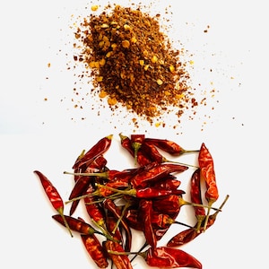 Organic Dried Chili Pepper, Whole Dried Chili Pepper, Dried Flakes Chili Pepper, Dried Cayenne Chili Pepper, Non GMO Chili Pepper Spice Hebs