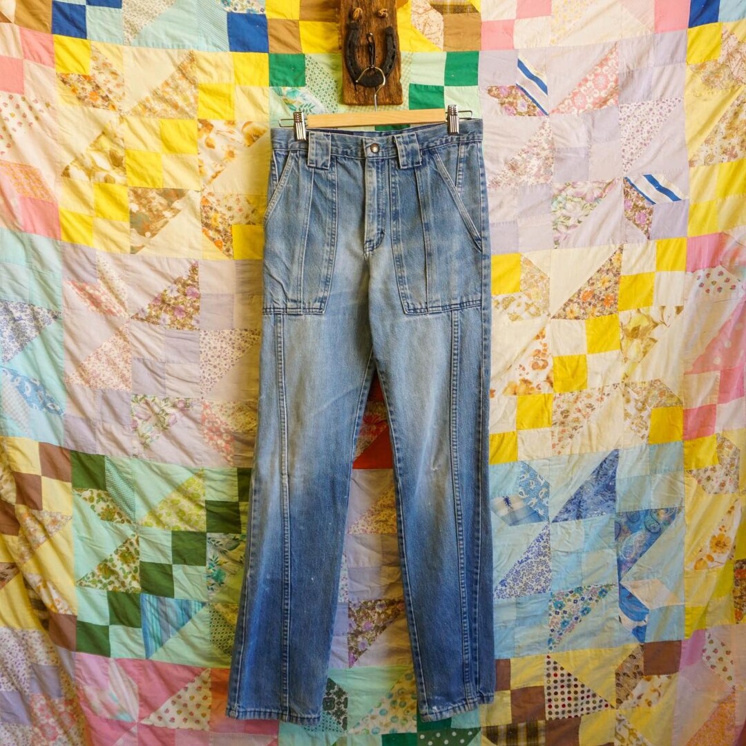Vintage Britannia Jeans Fatigue 70s Etsy