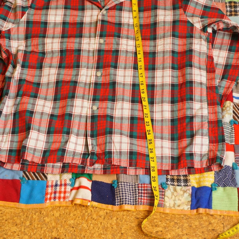 Deadstock 1950s Men's Pilgrim Blue Corduroy Shirt with a Loop Collar