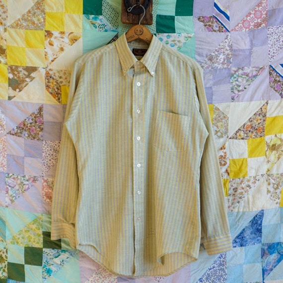 Vintage Striped Button Up Van Heusen