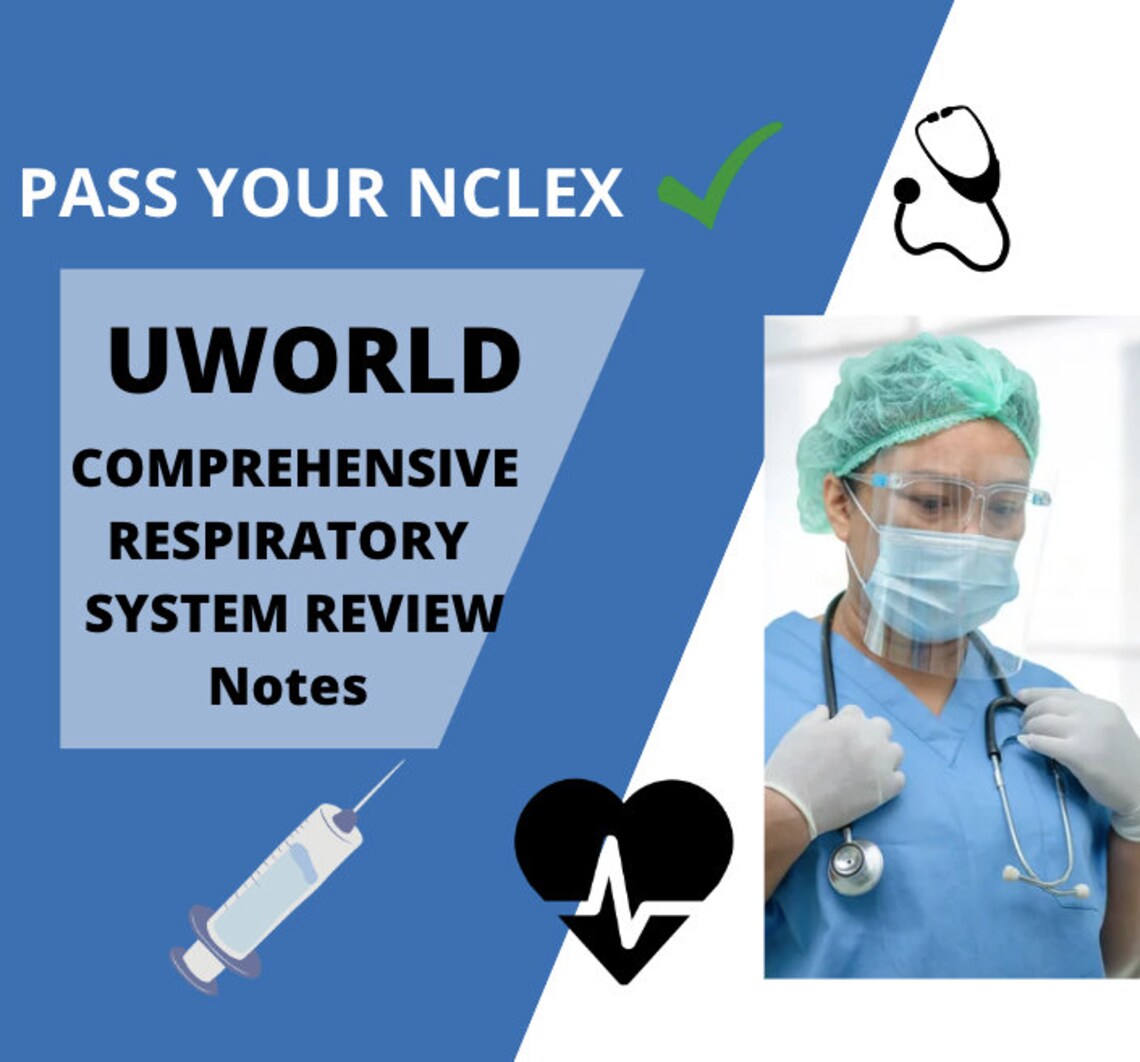 Uworld Nclex Review Respiratory System 25 Pages Etsy