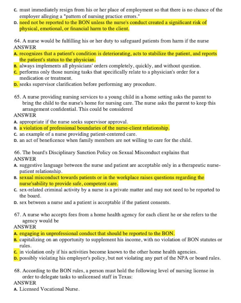 Nursing Jurisprudence Questions Answers Etsy Nursing Jurisprudence Questions Answers Etsy