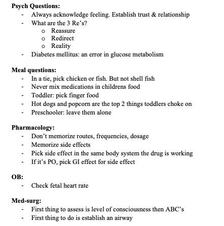 MARK KLIMEK- Complete NCLEX Review With Passing Strategies- 43 Pages - Etsy