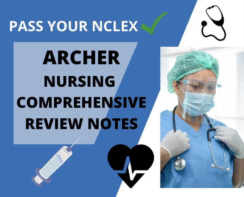ARCHER NCLEX REVIEW 76 Pages Etsy