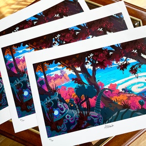 AKKALA - Zelda: Tears of the Kingdom TOTK Fanart Print