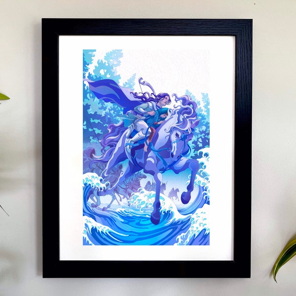 Arwen + Frodo LOTR Art Print