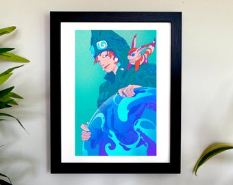 Nausicaa + Moebius - Studio Ghibli Fan Art inspired by the French artist Jean “Moebius” Giraud