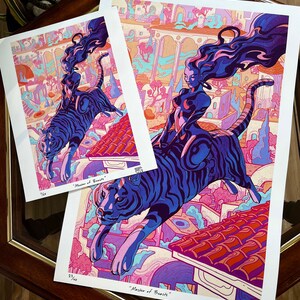 Master of Beasts Art Print