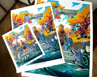 Tears of the Kingdom Zelda-fanartprint