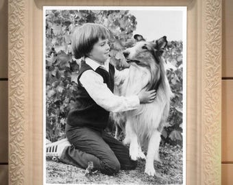 Lassie & Chris, Die Magie von Lassie | Original Glossy 8x10 Filmstill