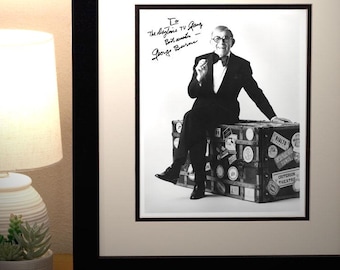 George Burns signiertes 8 x 10 schwarz-weißes Werbefoto | Echtheitsgarantie