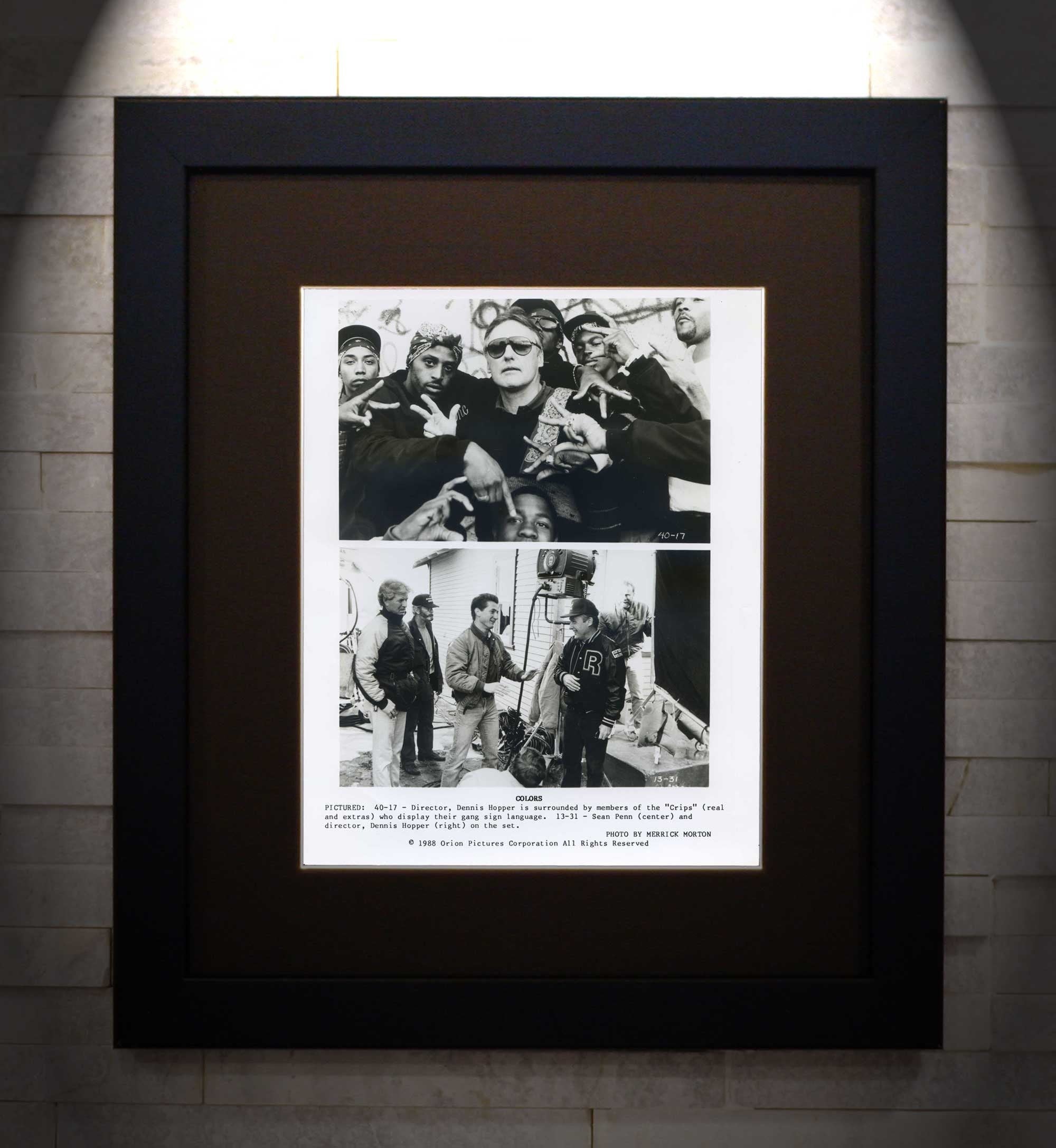 Colors, Dennis Hopper & Sean Penn | Original Glossy 8x10 Movie Still