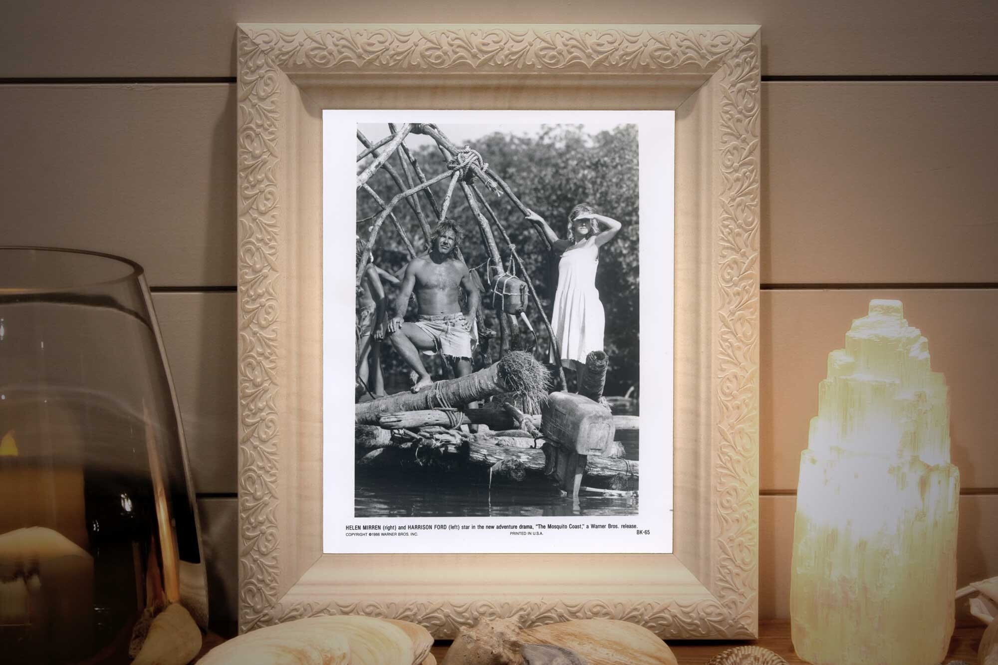 Helen Mirren & Harrison Ford, The Mosquito Coast | Original Glossy 8x10 Movie Still