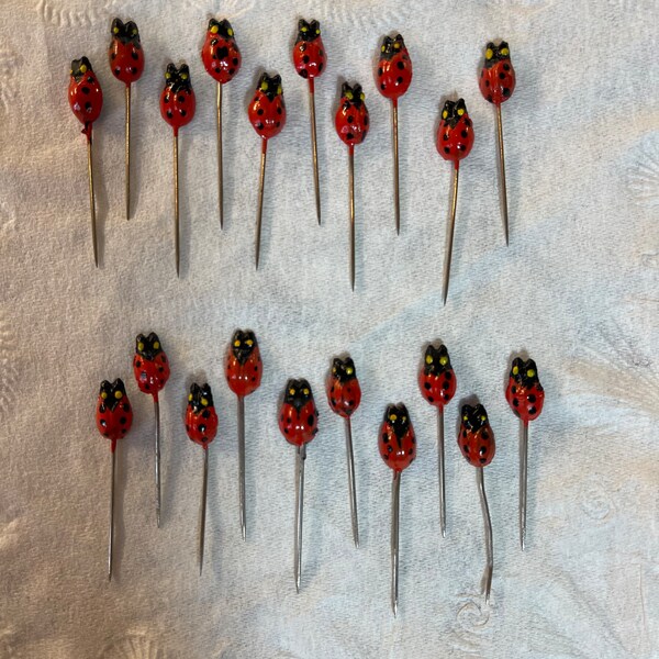 Vintage Straight Pins Etsy