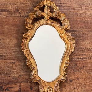 Italian Rococo Baroque Gilt Mirror