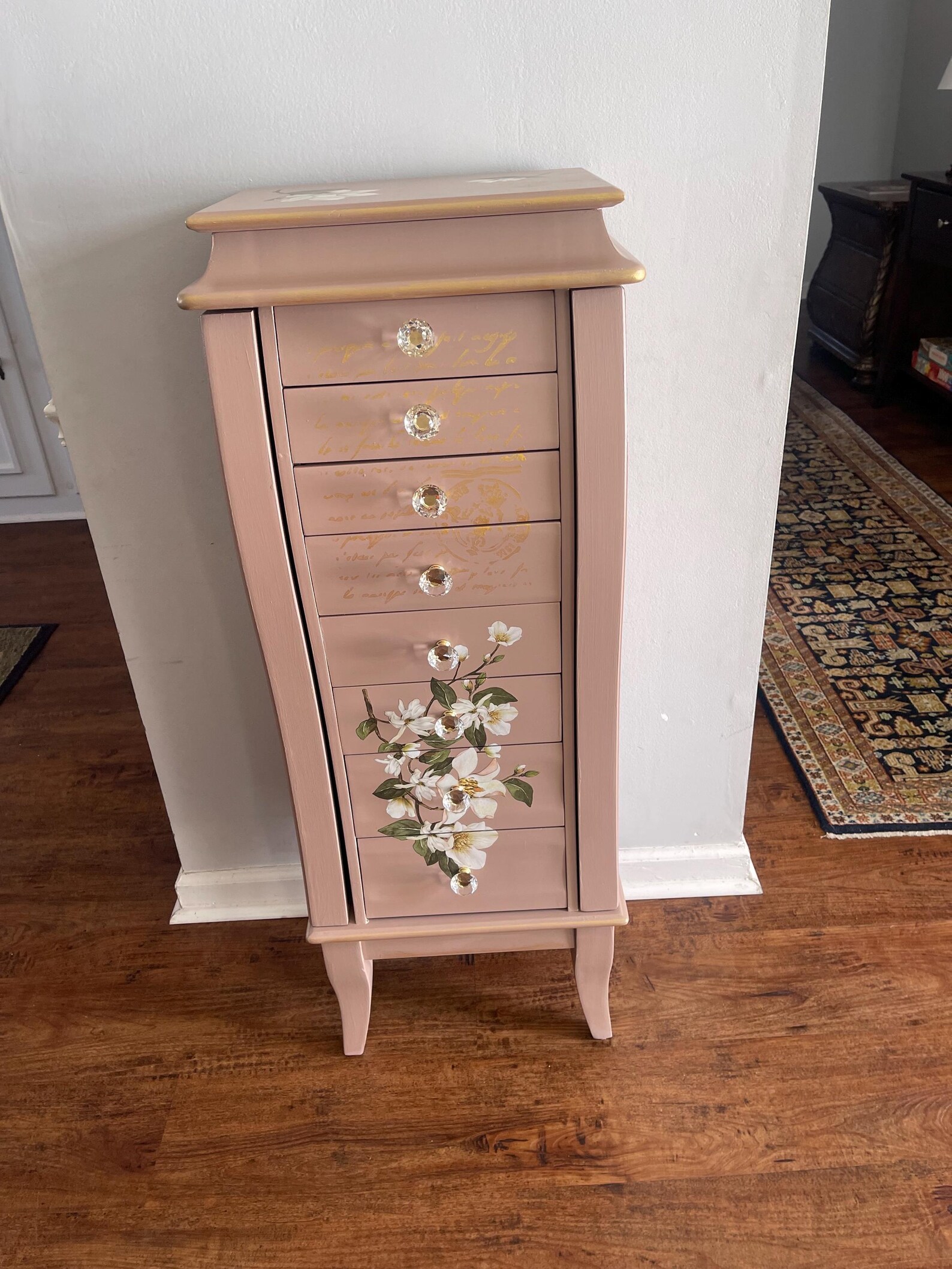 Standing Jewelry/lingerie Armoire-8 Drawers - Etsy