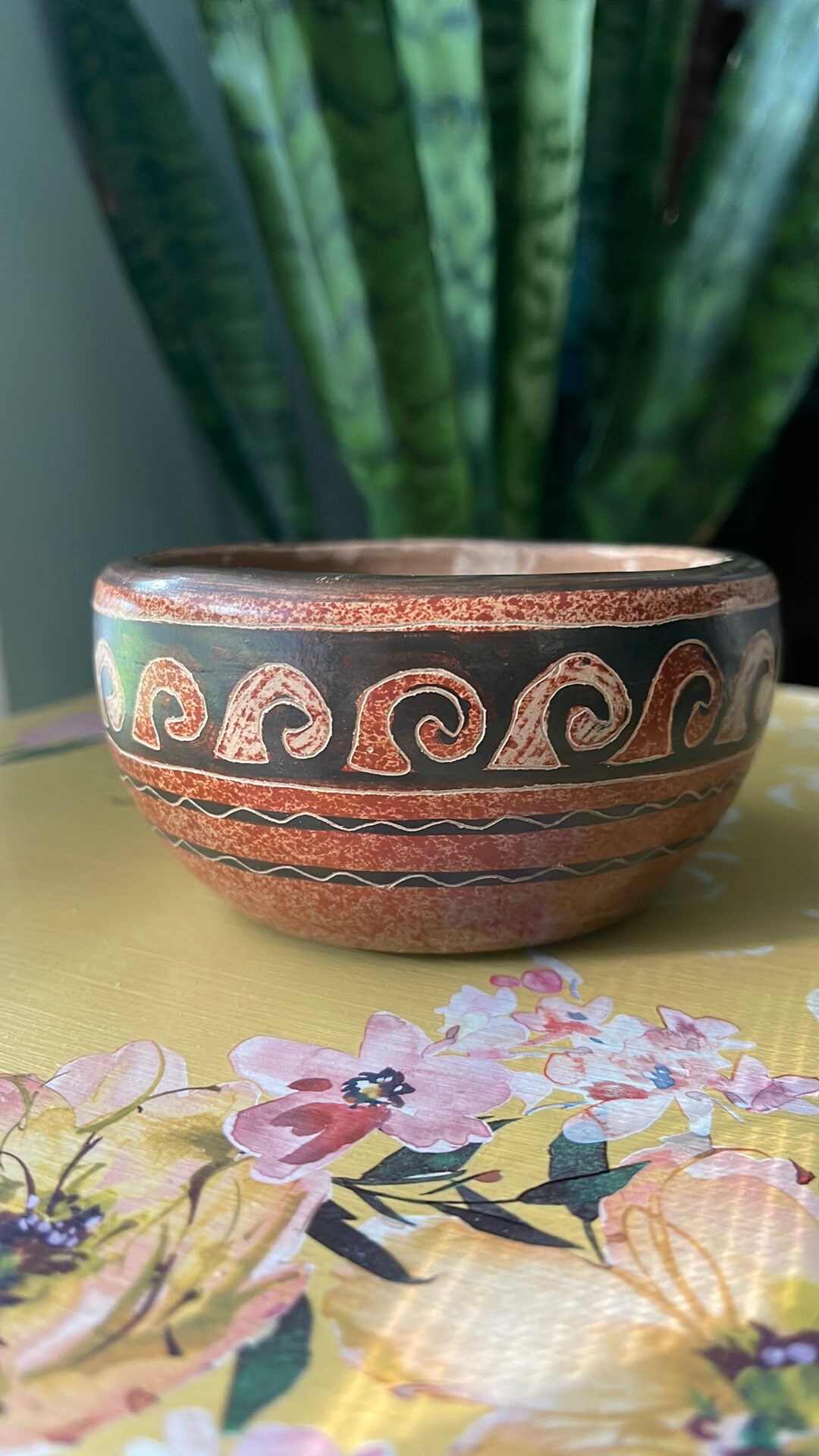 Handmade Pottery Bowl Signed guaitil Costa Rica Etsy
