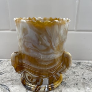VTG Imperial Carmel Slag Vase